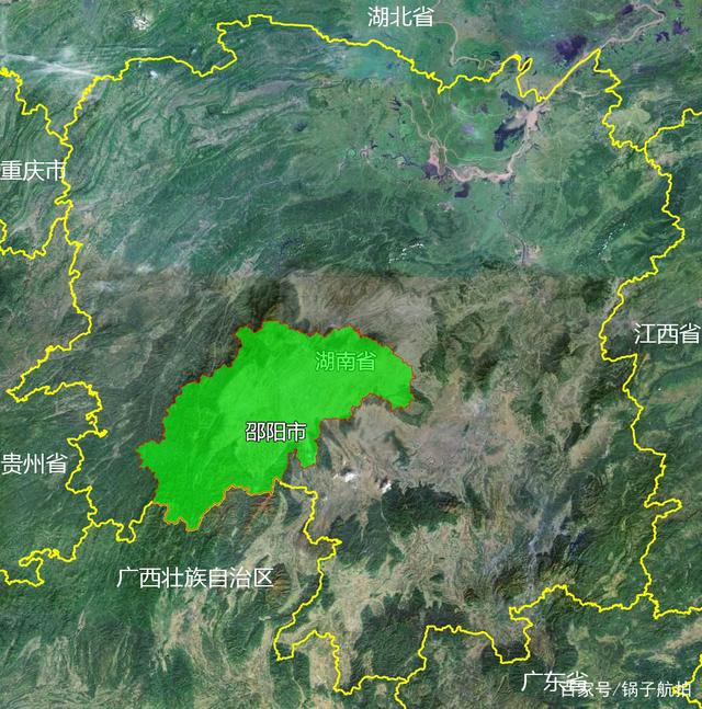 14張地形圖,快速了解湖南省邵陽市的12個市轄區(qū)縣市